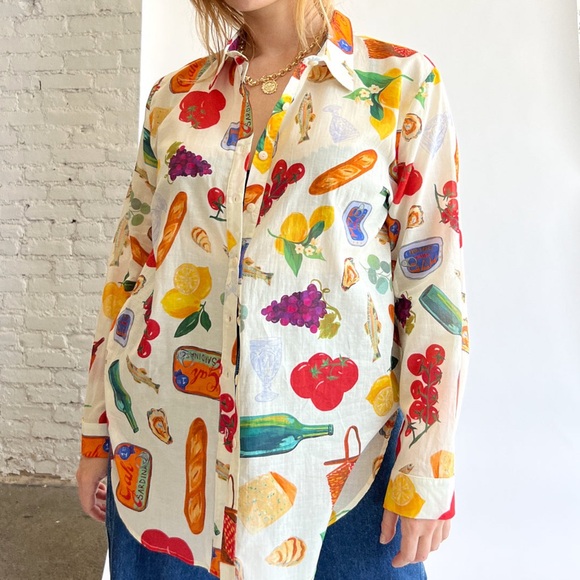 Lisa Says Gah Tessa Italian Summer button down - Picture 10 of 16